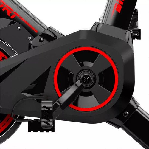 Bicicleta Bike Spinning Exercício Fitness Ergométrica Evo Cor Preto/vermelho