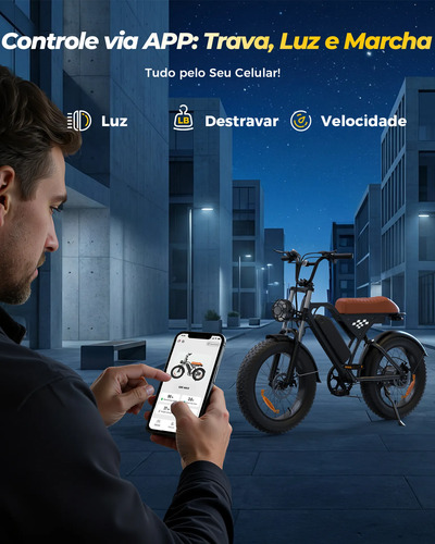 Bicicleta Elétrica Adultos Xroymexroy Eb5max 50km/h 1000wapp