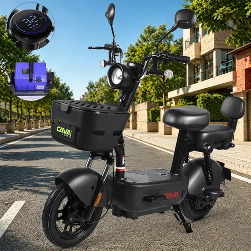 Bicicleta eletrica cavalletta c3 removivel litio 75km 800w