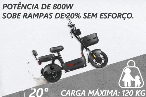 Bicicleta Elétrica Cavalletta C3 Removível Lítio 75km 800w