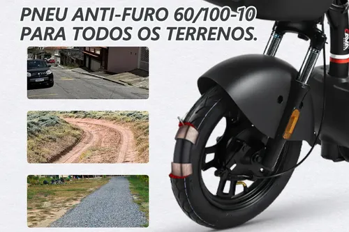 Bicicleta Elétrica Cavalletta C3 Removível Lítio 75km 800w
