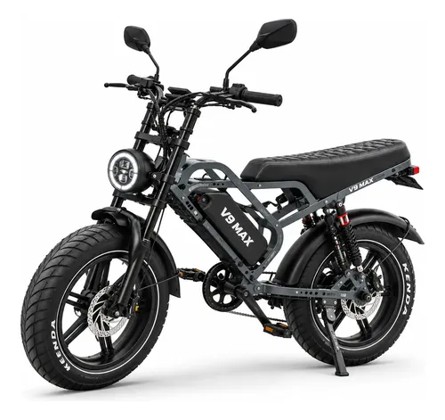 Bicicleta eletrica v9 max 1000w freio hidraulico alarme nfc