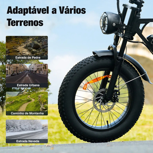 Bicicleta Elétrica Xroymexroy EB5 750W para Adultos, Aro 20, com Bateria 10.4Ah
