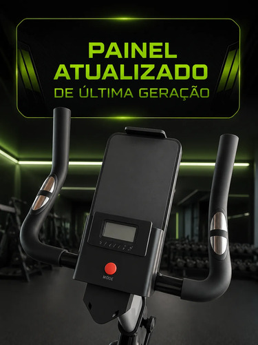 Bicicleta Ergométrica 15kg Bike Spinning Profissional 15kg