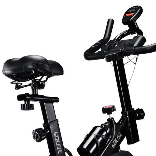 Bicicleta Ergométrica Bike Spinning 6kg de inércia Fitness Preto Ltx Fit Para Cardio E Musculação PANTHER-X
