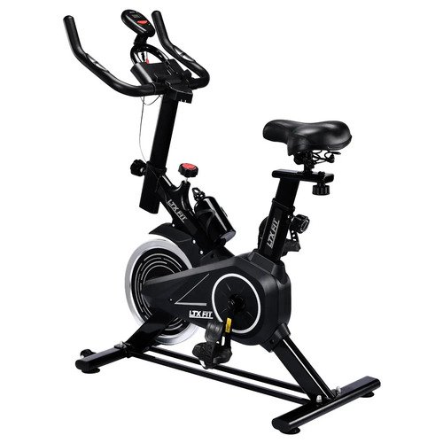 Bicicleta Ergométrica Bike Spinning 6kg de inércia Fitness Preto Ltx Fit Para Cardio E Musculação PANTHER-X