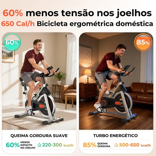 Bicicleta Ergometrica Bike Spinning Inércia 11kg 002