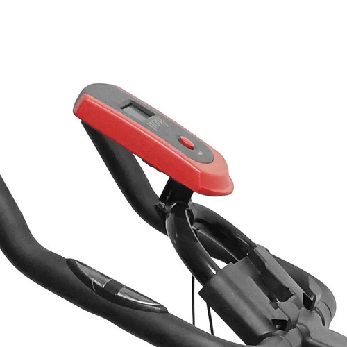 Bicicleta Ergométrica Fitness Para Cardio E Musculação Com Base Cor Preto E Vermelho 6kg Inercia Marca Ordez