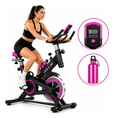 Bicicleta ergometrica inercia 6kg spinning profissional indo