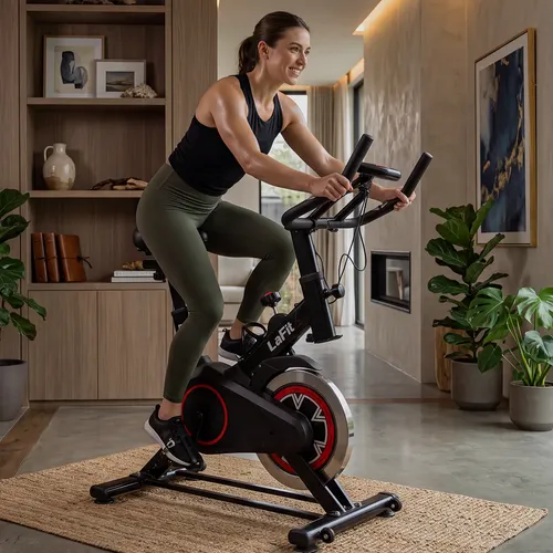Bicicleta ergometrica lafit pro spinning 4kg ajustavel