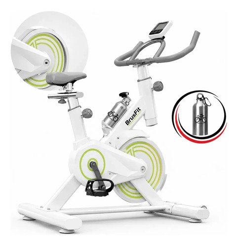 Bicicleta ergometrica meta parts spinning x11 cor branca com