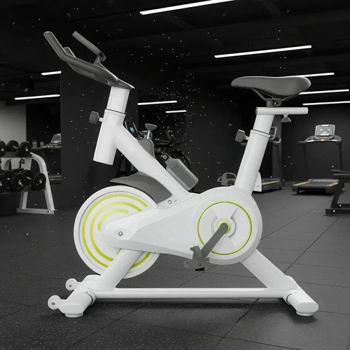 Bicicleta Ergométrica Meta Parts Spinning X11 Cor Branca Com Garrafinha Brusfit