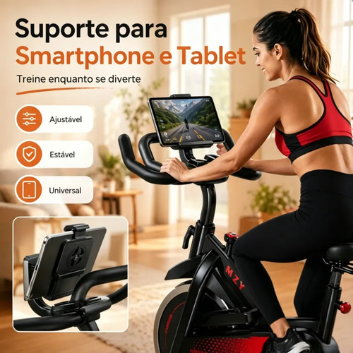 Bicicleta Ergometrica Spinning 13kg Inercia Pro Ate 150kg