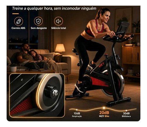 Bicicleta Ergometrica Spinning 13kg Inercia Pro Ate 150kg