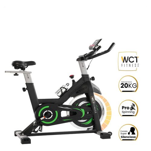 Bicicleta ergometrica spinning 20kg wct fitness cor pretover 1 1