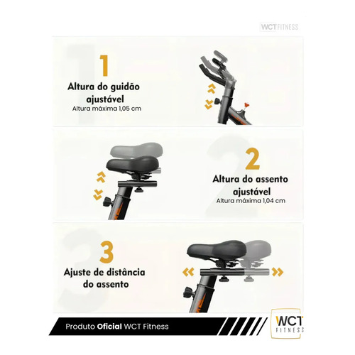 Bicicleta Ergométrica Spinning 20kg Wct Fitness Cor Preto/Verde