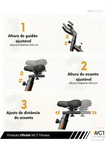 Bicicleta Ergométrica Spinning 20kg Wct Fitness Cor Preto/Verde