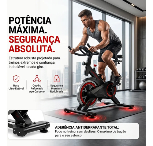 Bicicleta Ergométrica Spinning Cardio E Musculação