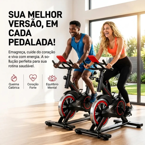 Bicicleta Ergométrica Spinning Cardio E Musculação