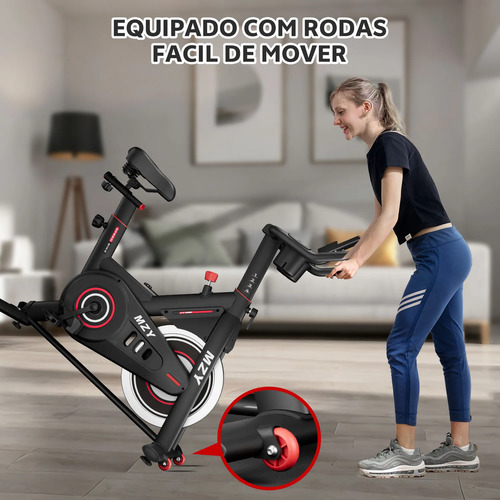 Bicicleta Ergométrica Spinning Inércia 32kg + Bluetooth App