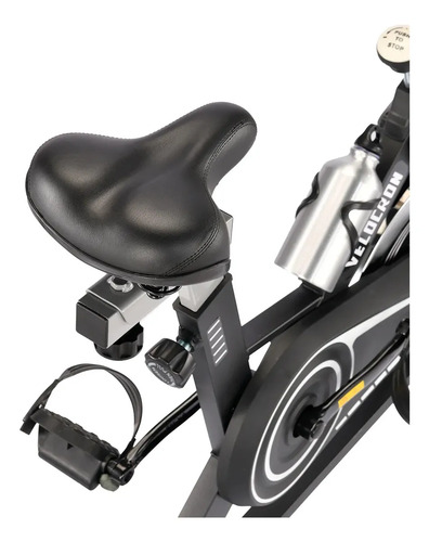 Bicicleta Ergométrica Spinning Inércia 5kg Velocron V500 Preto