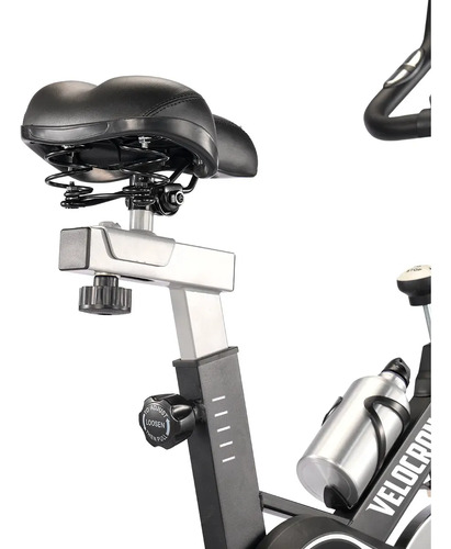 Bicicleta Ergométrica Spinning Inércia 5kg Velocron V500 Preto