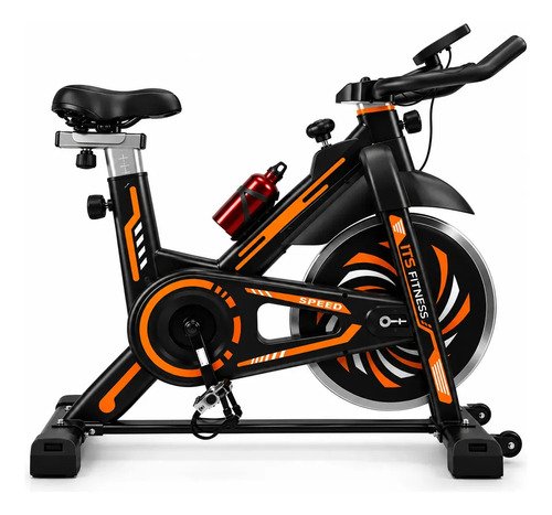 Bicicleta ergometrica spinning its fitness pro 818 cor preto