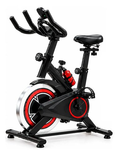 Bicicleta ergometrica spinning liftness preto 100kg aco carb