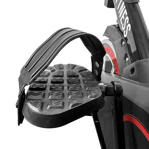 Bicicleta Ergométrica Spinning Liftness Preto 100kg Aço Carbono + Garrafa