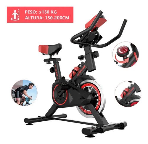 Bicicleta ergometrica spinning love home 8kg 150kg