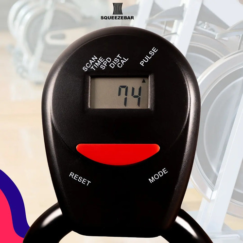 Bicicleta Ergométrica Spinning Profissional Fitness Academia Sport 120 Kgs Preto Premium Bike academia para Cardio e Musculação com base + brinde SQUEEZEBAR