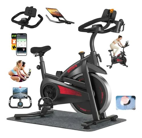 Bicicleta ergometrica spinning rmira conexao bluetooth 12kg 1