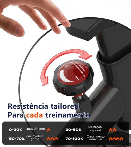 Bicicleta Ergométrica Spinning Rmira Conexão Bluetooth 12kg 150kg