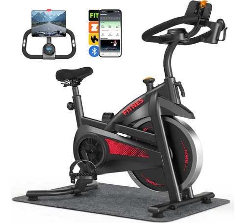 Bicicleta ergometrica spinning rmira nt7 com bluetooth e tap