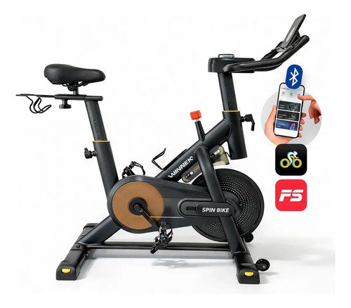 Bicicleta ergometrica spinning winnek sync magnetica com rod