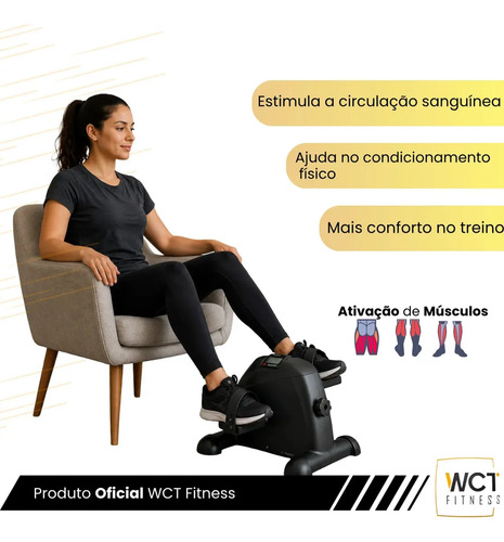Bicicleta Fisioterapia Clicloergonometro Pedalinho Exercicio