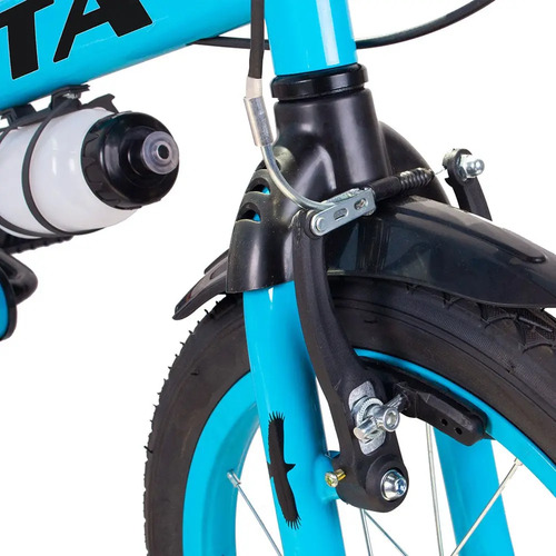 Bicicleta Infantil Aro 16 Bike Com Rodinha Lateral Freio Gta Cor Azul