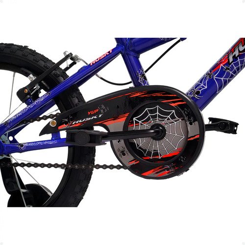 Bicicleta Infantil Aro 16 Masculina Homem Aranha Menino Husky Bike