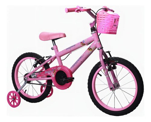 Bicicleta infantil freedom feminina aro 16 rosa para meninas