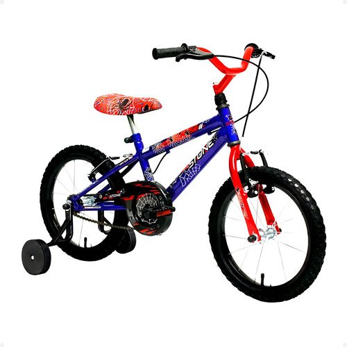 Bicicleta infantil passeio homem aranha aro 16 com rodinhas