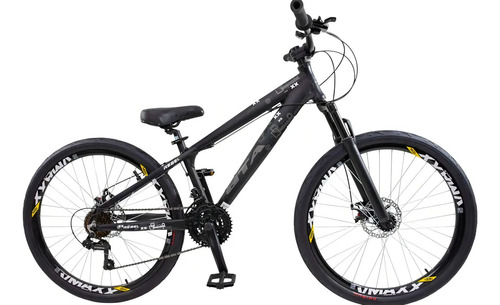 Bicicleta Mountain Bike GTA Freerider Aro 26 Alumínio 21 Velocidades Shimano