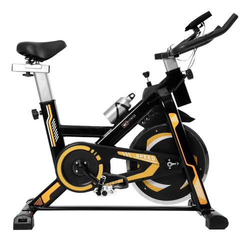 Bicicleta spinning com roda de inercia de 13kg wct fitness c