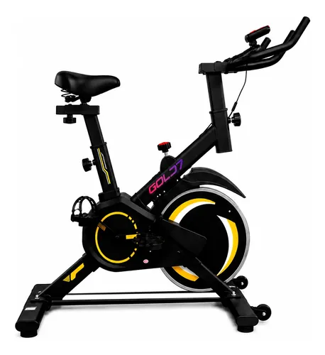 Bicicleta spinning ergometrica com roda de inercia de 8kg