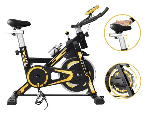 Bicicleta spinning ergometrica roda inercia 13kg carga 150kg
