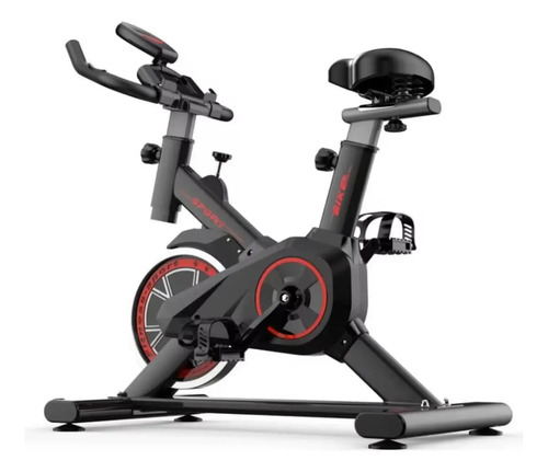 Bicicleta spinning ergometrica semi profissional bike preto