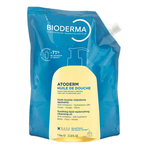 Bioderma atoderm oleo de banho higiene hidratante diaria 1l