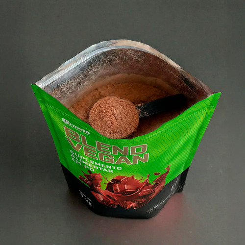 Blend Vegan (Proteína vegana) 1kg Growth Supplements - Sabor Chocolate