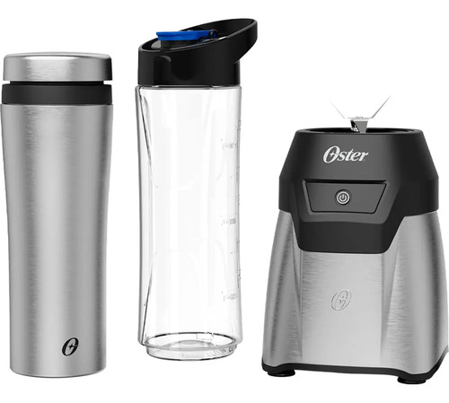 Blender Power Inox Oster Com 2 Jarras To Go Cor Prateado