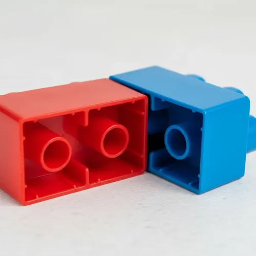 Blocos De Montar Infantil Bolsa 140 Peças Educativo +3 Anos