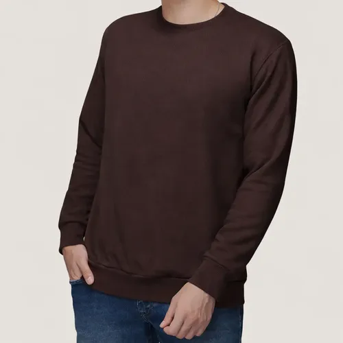 Blusa moletom flanelado gola careca tecido macio premium